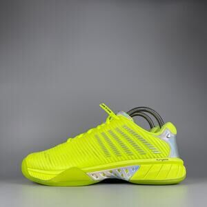K-Swiss Hypercourt Supreme Lucky In Love Womens 7 Neon Green Tennis Shoe Sneaker